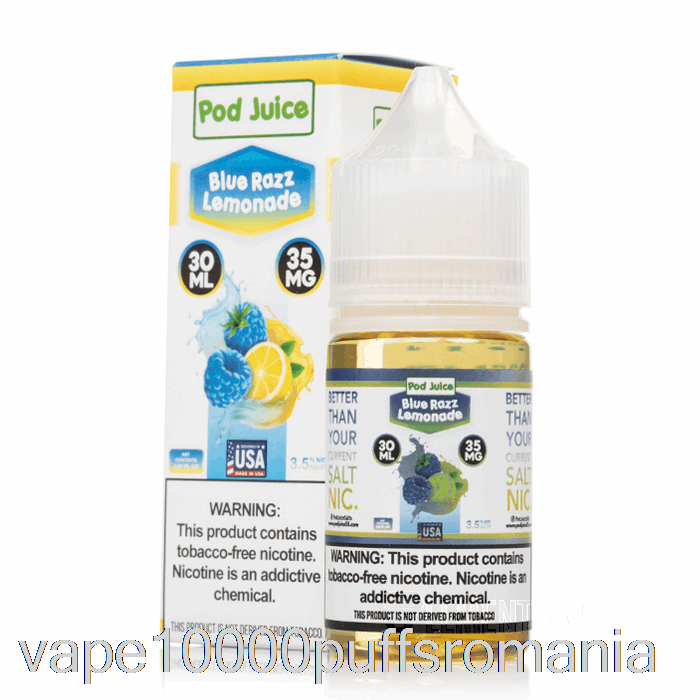 Vape Romania Blue Razz Limonade - Suc De Păstăi - 30ml 35mg